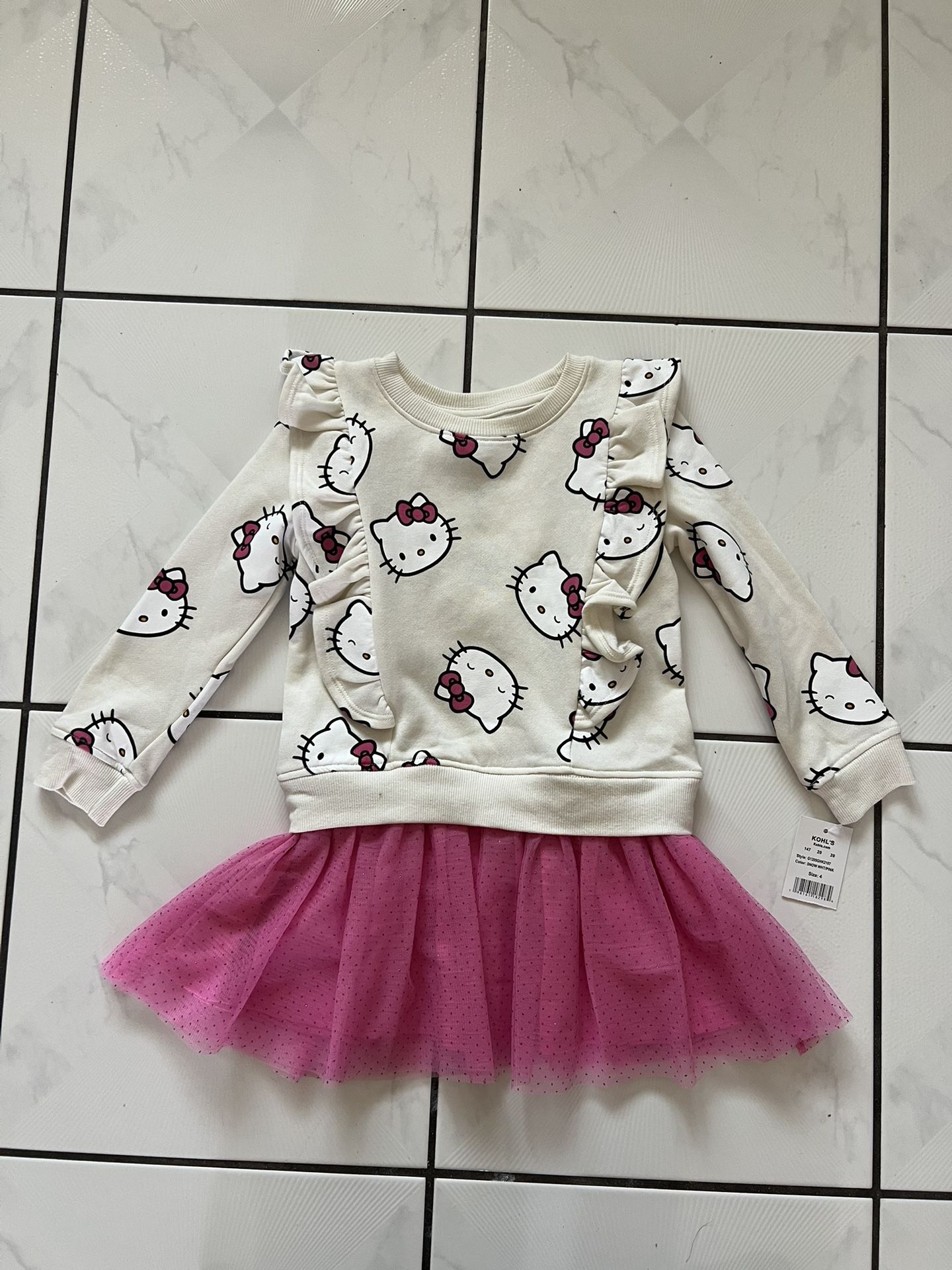 New Hello Kitty Dress Size 4T