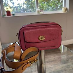 Coach pink purse 