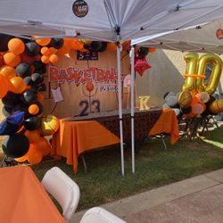 Basketball Balloon Garland 