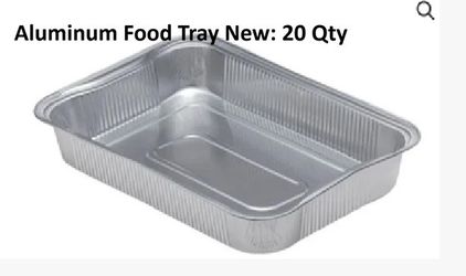 Aluminum tray for food