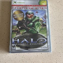 Halo: Combat Evolved (Microsoft Xbox, 2001) Sealed Brand New 