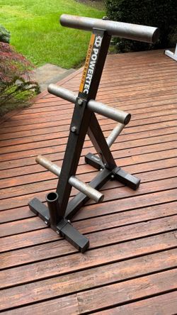 Powertec Workbench Olympic Weight Plate Tree | Bellevue Enatai