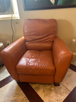 Leather recliner FREE