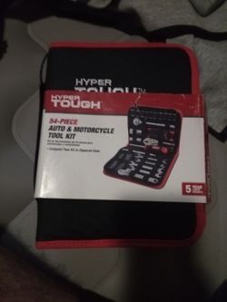 Hyper Tough 54-Piece Auto & Motorcycle Tool Kit