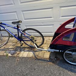 Infinity Bike with Shwinn Kid Bike Carrier