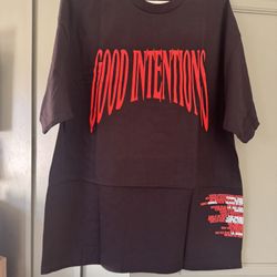 Vlone X NAV Good Intentions Tee Size XL