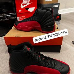 Jordan 12 “Flu” 2025 - US 12 M