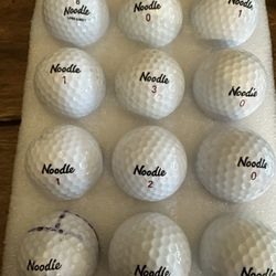 Noodle Golf Balls Used, Qty 23