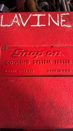 Snap on cooling system tester