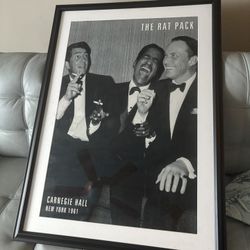 Rat Pack - Newly Framed Ready To Hang  Portrait