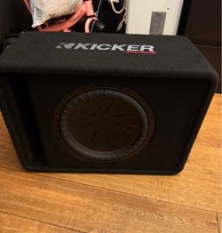 Kicker CompR Subwoofer in Enclosure Box