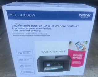NEW Brother MFC-J1200W Wireless Color All-in-One Inkjet Printer