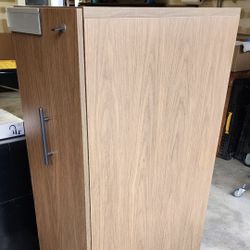 Large Heavy-Duty Wood Filing / Storage Cabinet with Lock