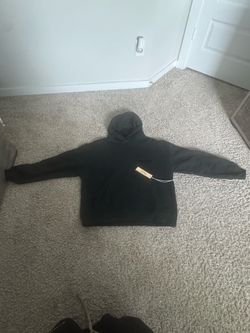 Black Essentials hoodie large
