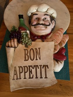“BON APPETITE” Resin Wall Hanging