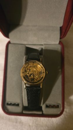 GRUEN skeleton gold