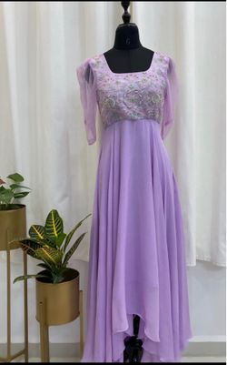 Lilac high low Gorgeous gown.