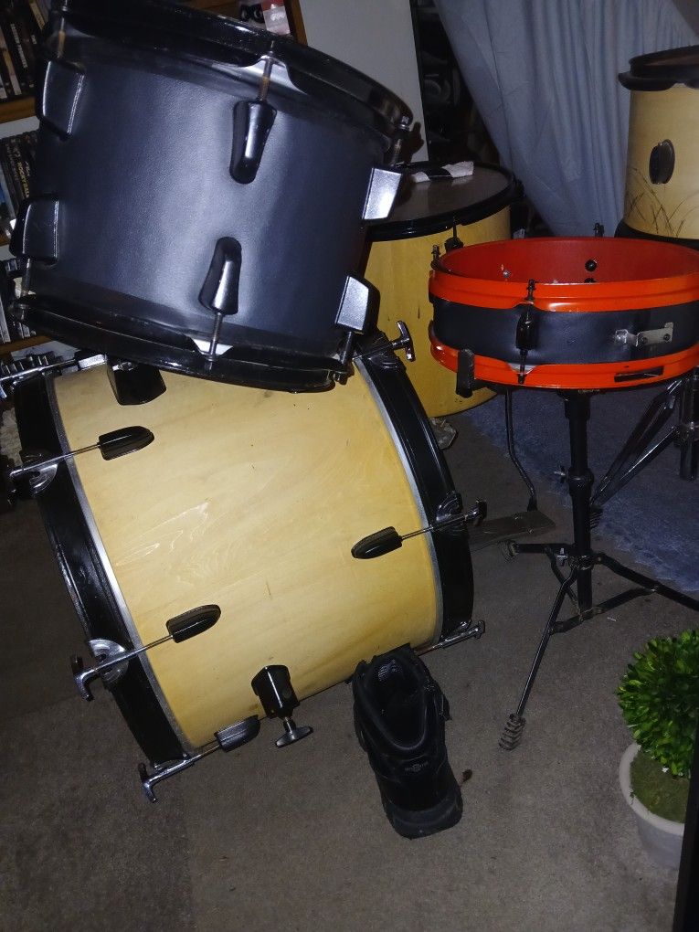 Drums .