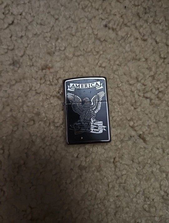Zippo 2nd Amendment Eagle American Lighter 
