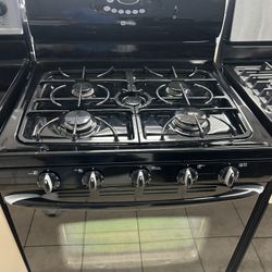 Black Maytag Five Burner