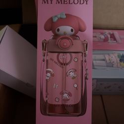 My Melody Water Bottles/Cups With Carrying Strap$20 Each