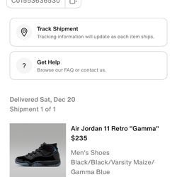 DS Gemma 11’s SZ 9.5  $280