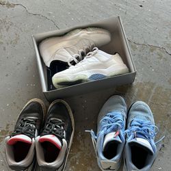 Jordan 3, 4, and 11