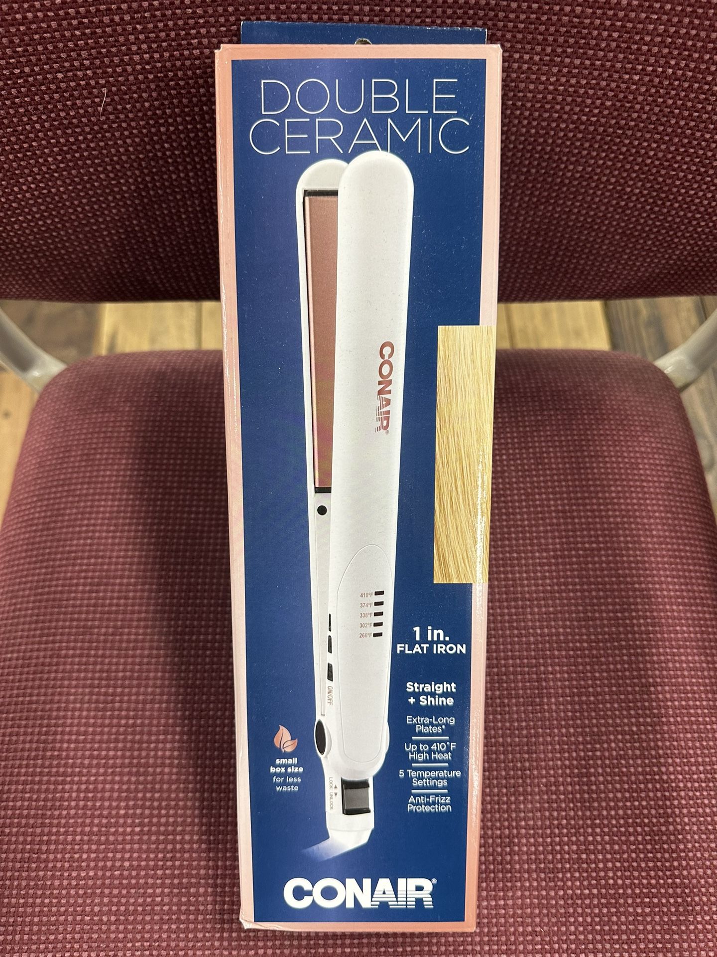 Ceramic Hair Flat Iron 1in