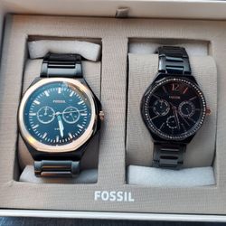 Fossil His And Her Watches 
