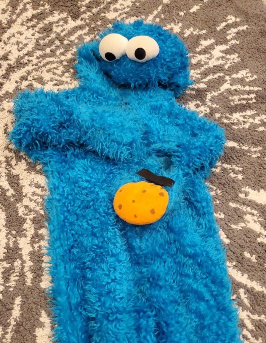 Sesame Street COOKIE MONSTER Costume Size Small (4-6)