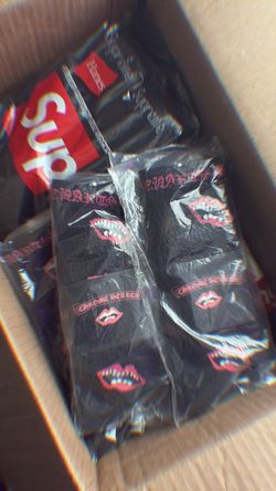 Black Chrome heart socks