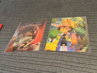 3D Posters!!! Pokemon, Sonic, Ronaldo, Chucky, Muhammad Ali, etc
