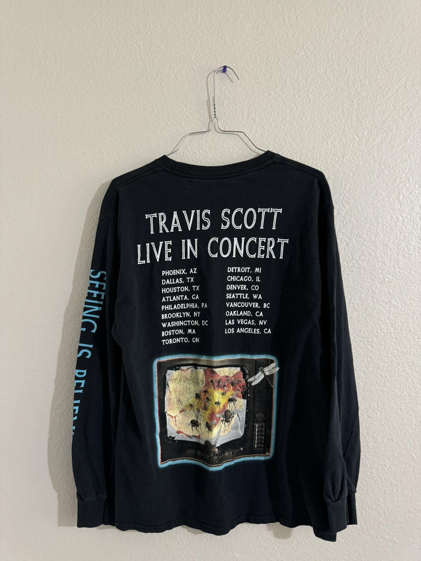 Vintage Travis Scott Concert Merch