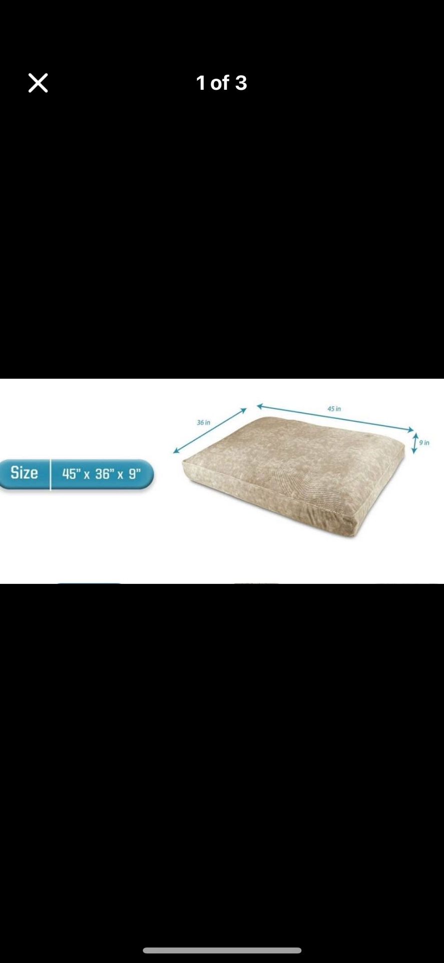 Dog Orthopedic Foam Bed (Canine Creations)