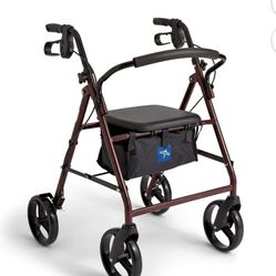 Medline Steel Rollator Walker for Adult - Brand New down From $90