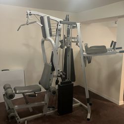 Home gym Weight Lifting System Perfect Condition 
