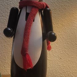 Vintage Christmas penguin Nutcracker