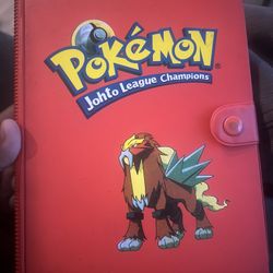 Vintage Pokémon Binder With Cards