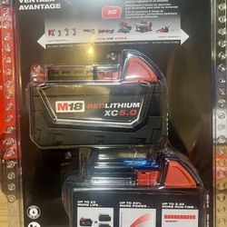 Milwaukee New Batteries $100 Pack 