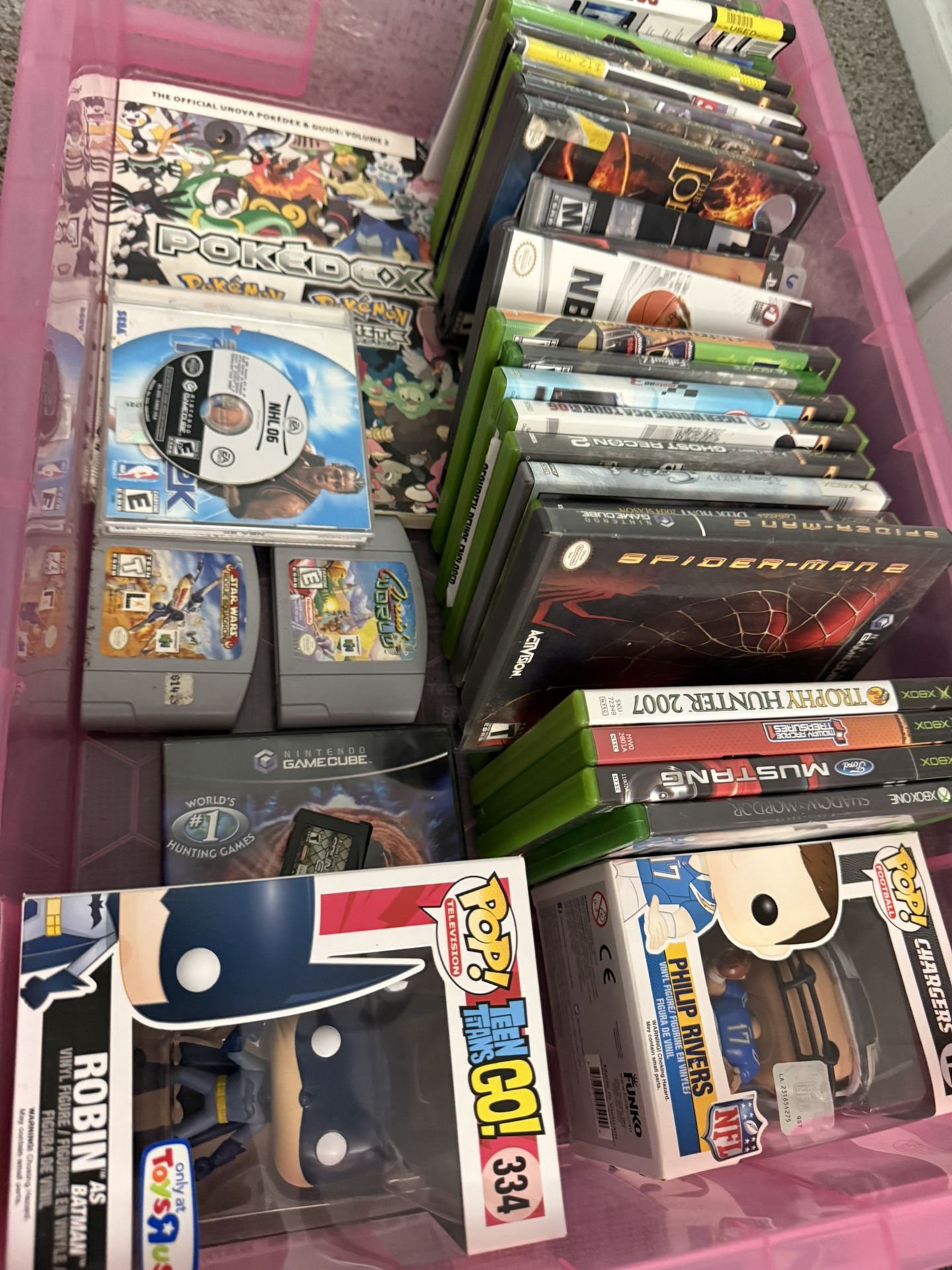 Video Games And Toy Lot