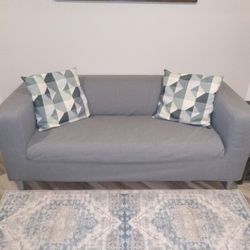 Gray IKEA KLIPPAN Loveseat -- PRICE DROP  !! $90 OBO