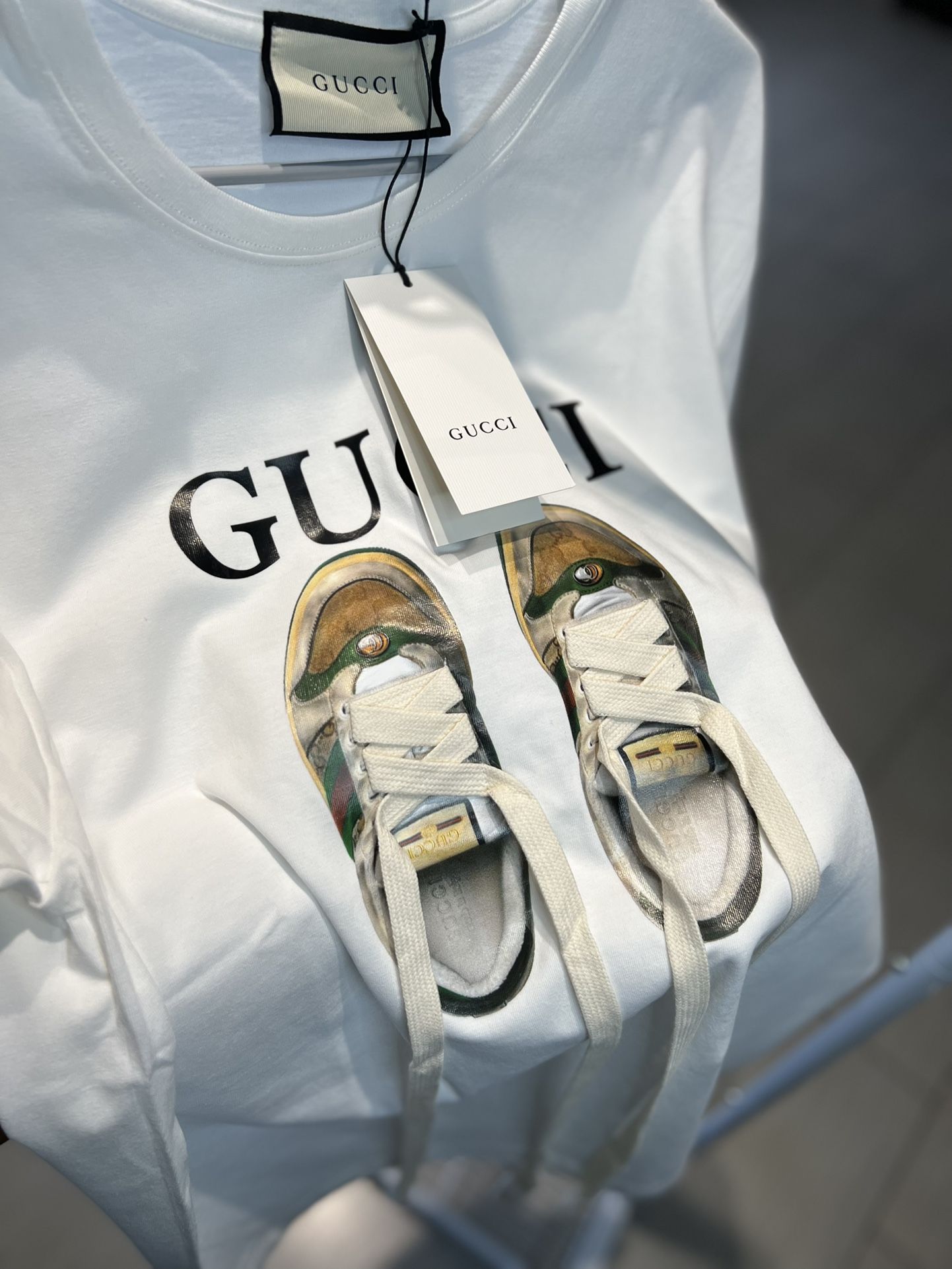 Gucci 3D Laced T Wht