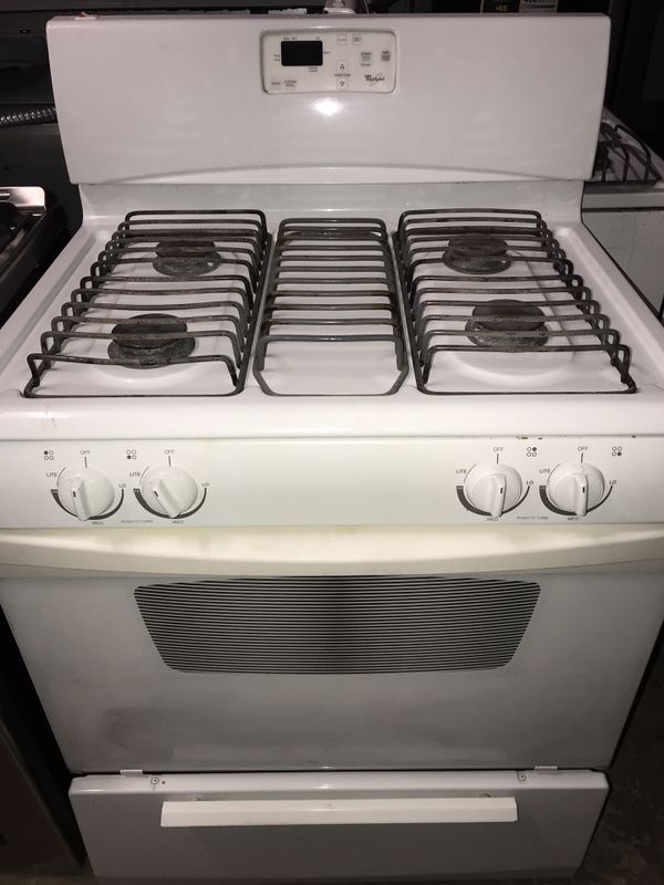 Whirlpool White 4 Burner Gas Stove Whirlpool White 4 Burner Gas Stove