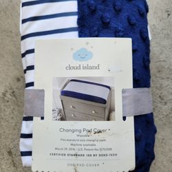 New Cloud Island Changing Pad Washable