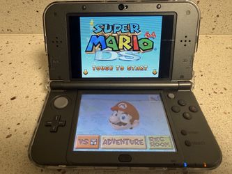 New Nintendo 3DS XL with Mario game