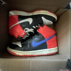 Nike Air Dunk Orange Black Blue And White 
