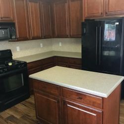 Kitchen Cabinets And Counter Top Refinishing