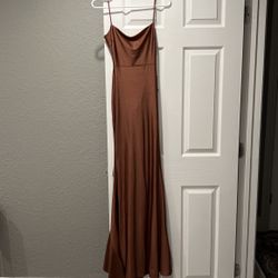 Bronze Formal Woman Dress Brand New 