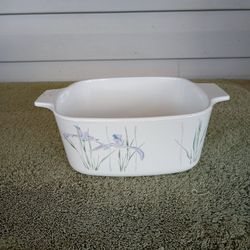 Corning Ware Corelle Shadow Iris Square Casserole Dish A-11/2-B 1.5L No Lid