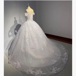 Puffy Wedding Dress For Bride